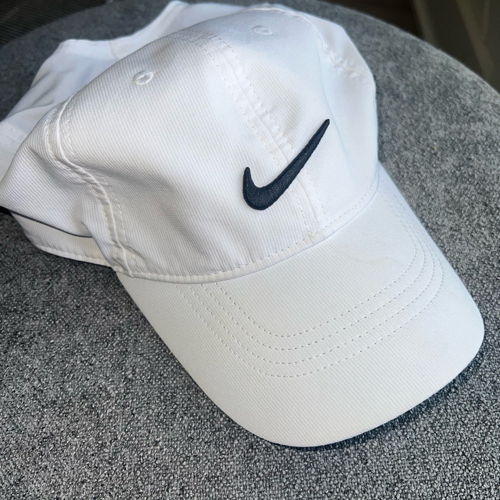Nike Classic White Hat with Black Swoosh